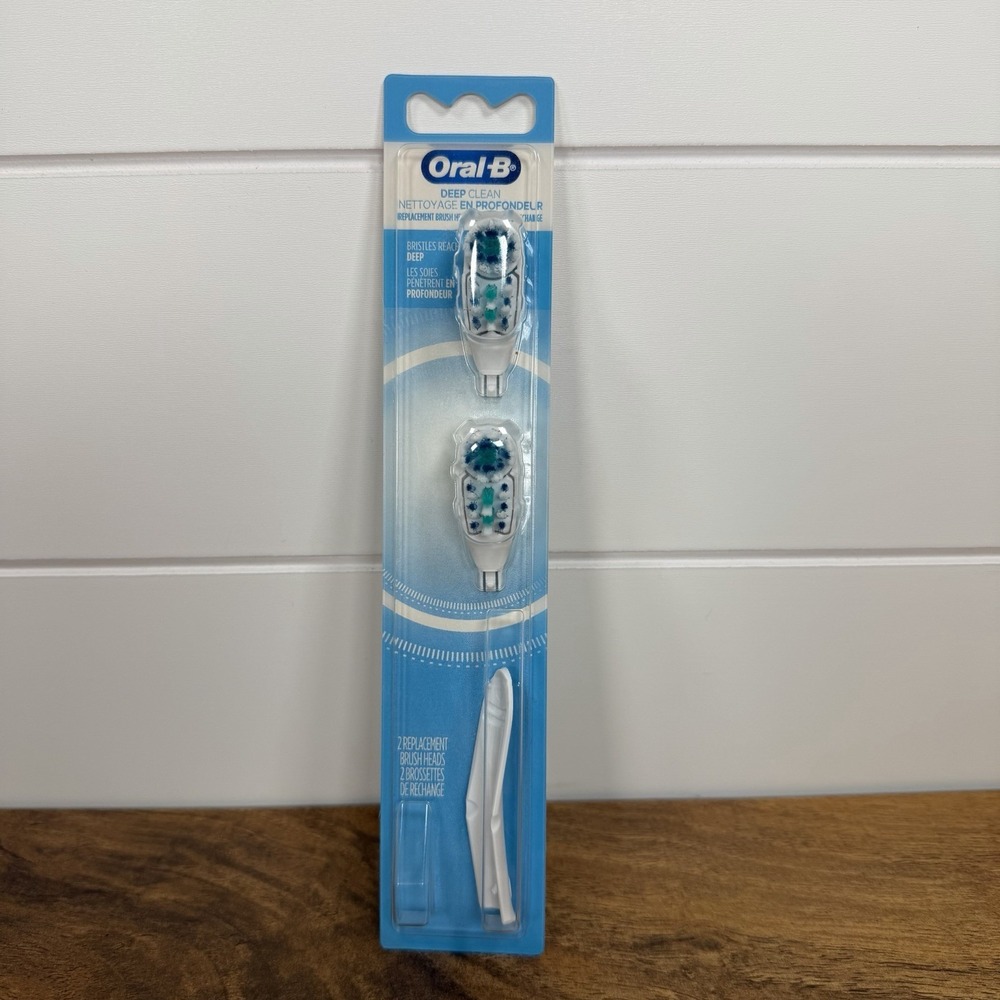 Oral-B Deep Clean Battery Powered‎ Toothbrush Replacement Brush Heads